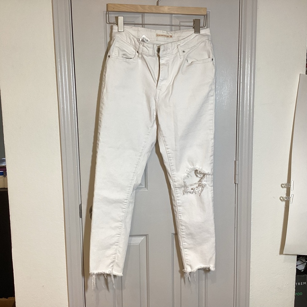 Levi 721 high rise 30 white Jean